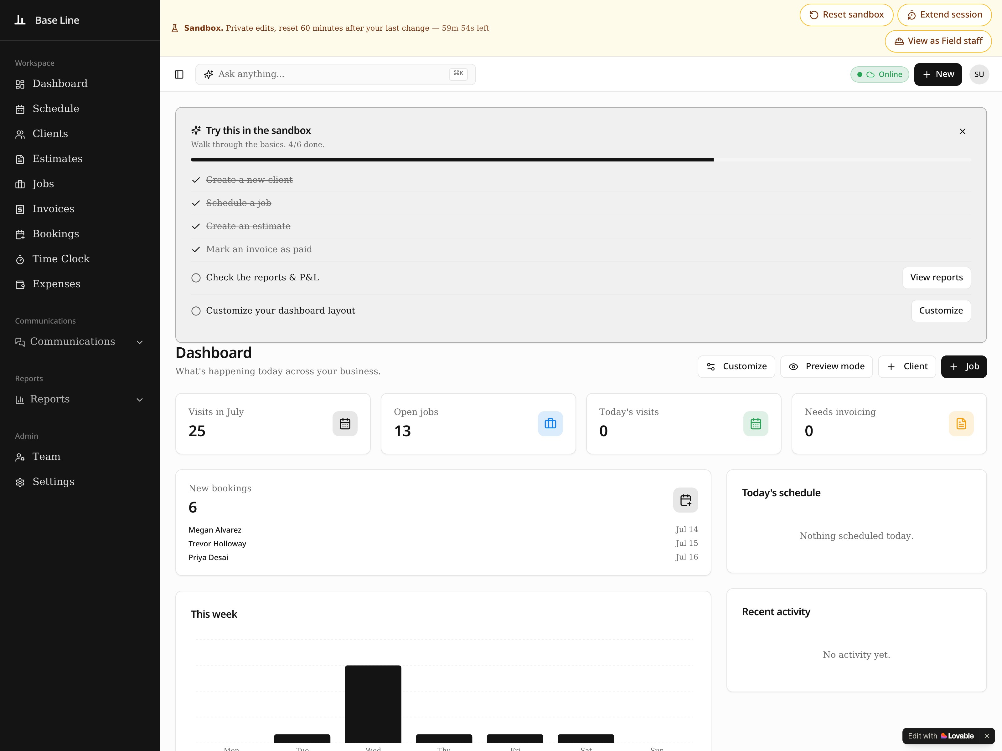 Cleaning Business CRM